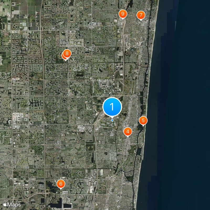 Florida Atlantic University Map