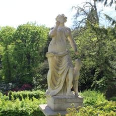 Sculpture Depicting Autumn In Belvoir Castle Sculpture Garden (one Of Seven Statues)