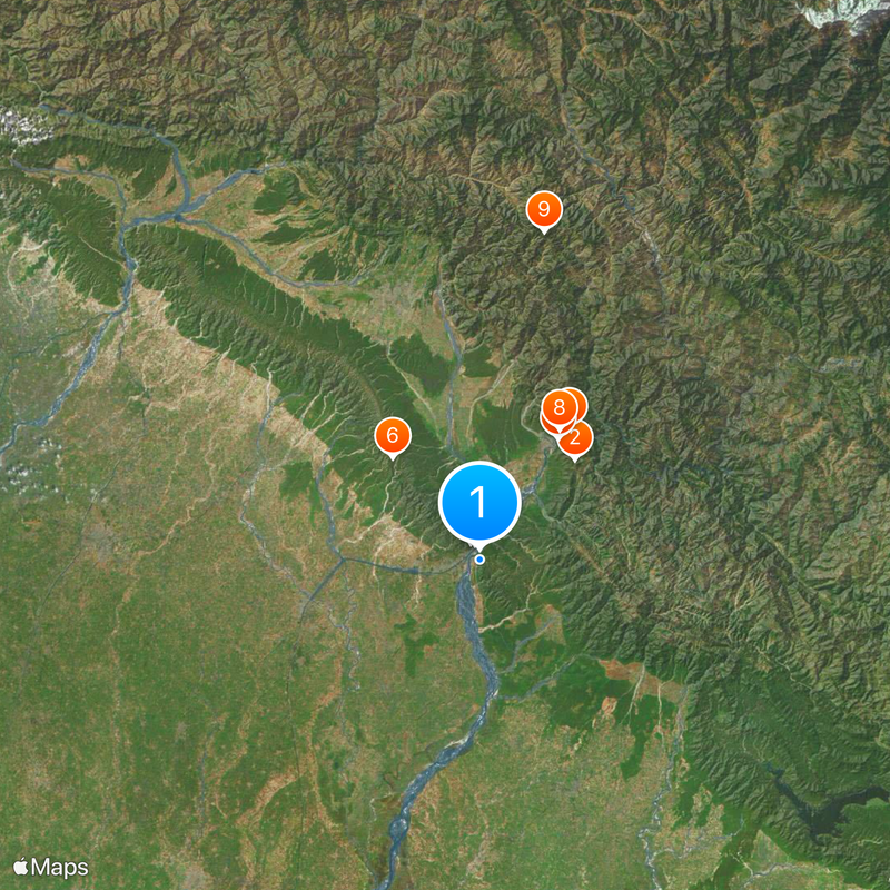 Chandi Devi Temple, Haridwar Mappa