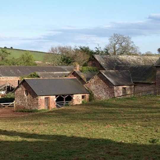 North East And North West Ranges Of Buildings To The Higher Yard At Middle Blagdon Farmhouse