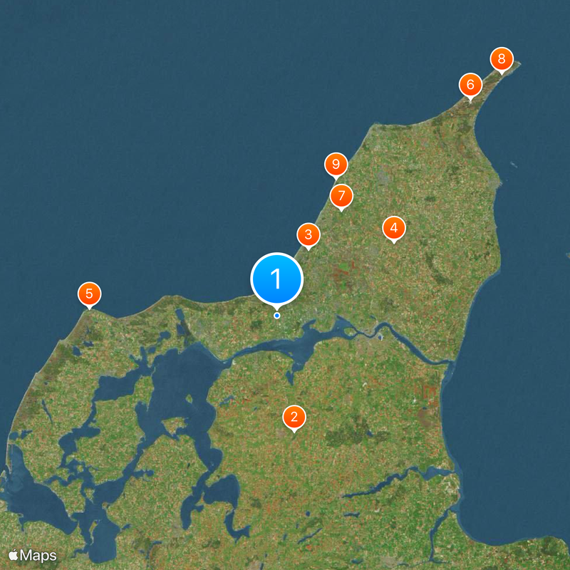 Vendsyssel-Thy Mappa