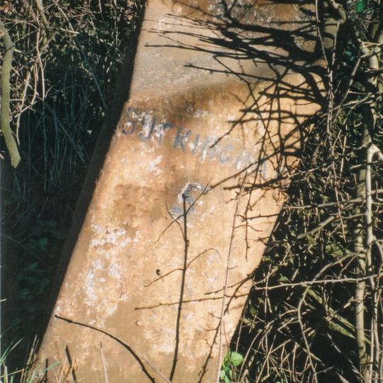 Milepost, SE of Cowley Lodge