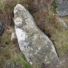 Boundary Stone At Ngr Ny 94125463, On West Of Fence