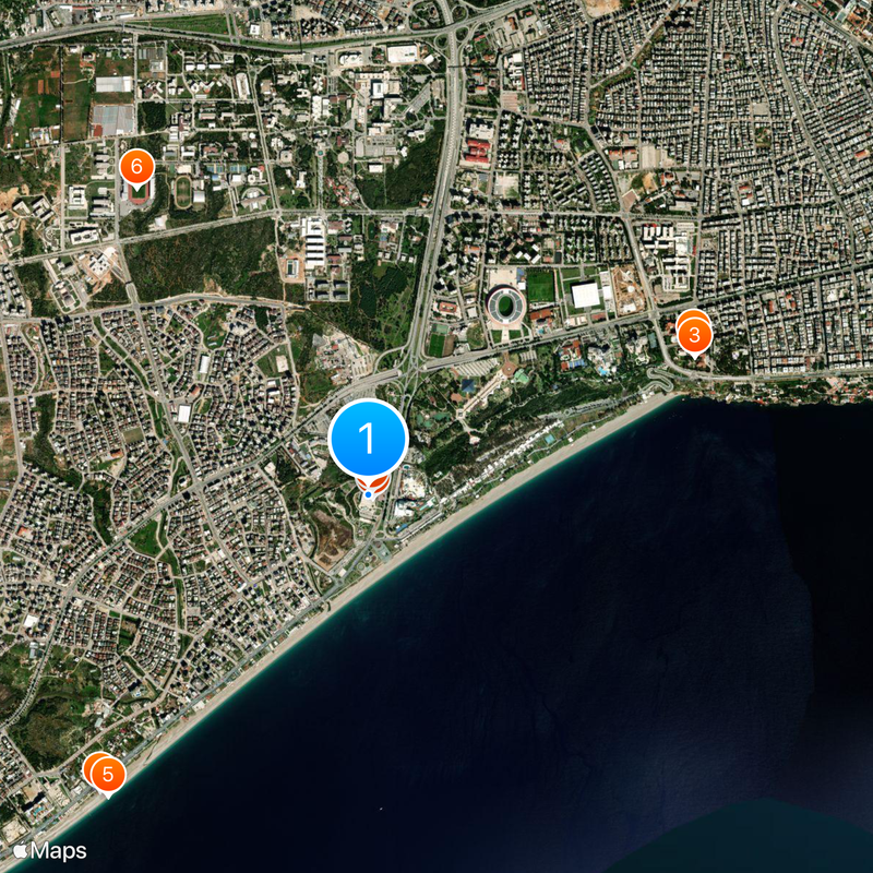 Antalya Aquarium Mappa