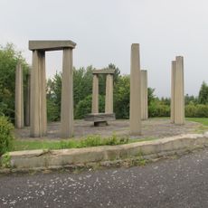 Memorial to the victims of the strikes in Most