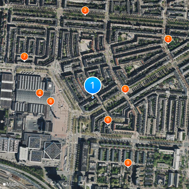 6th Montessori School Anne Frank Map