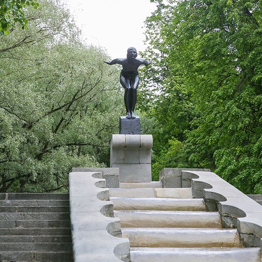 Sculptures in Gorky Park