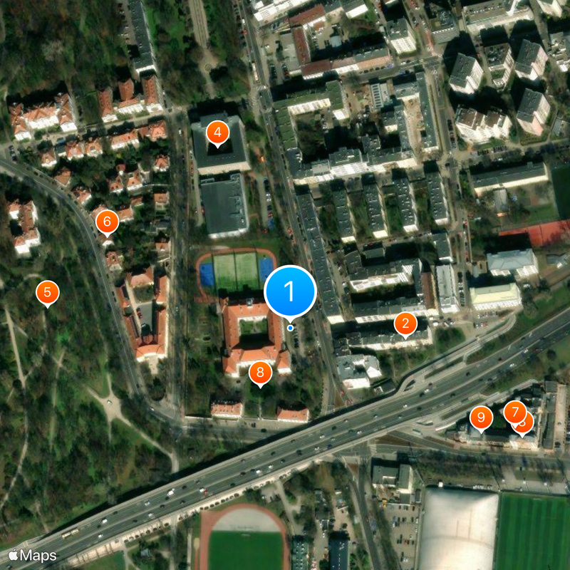 Stefan Batory Gymnasium and Lyceum Map