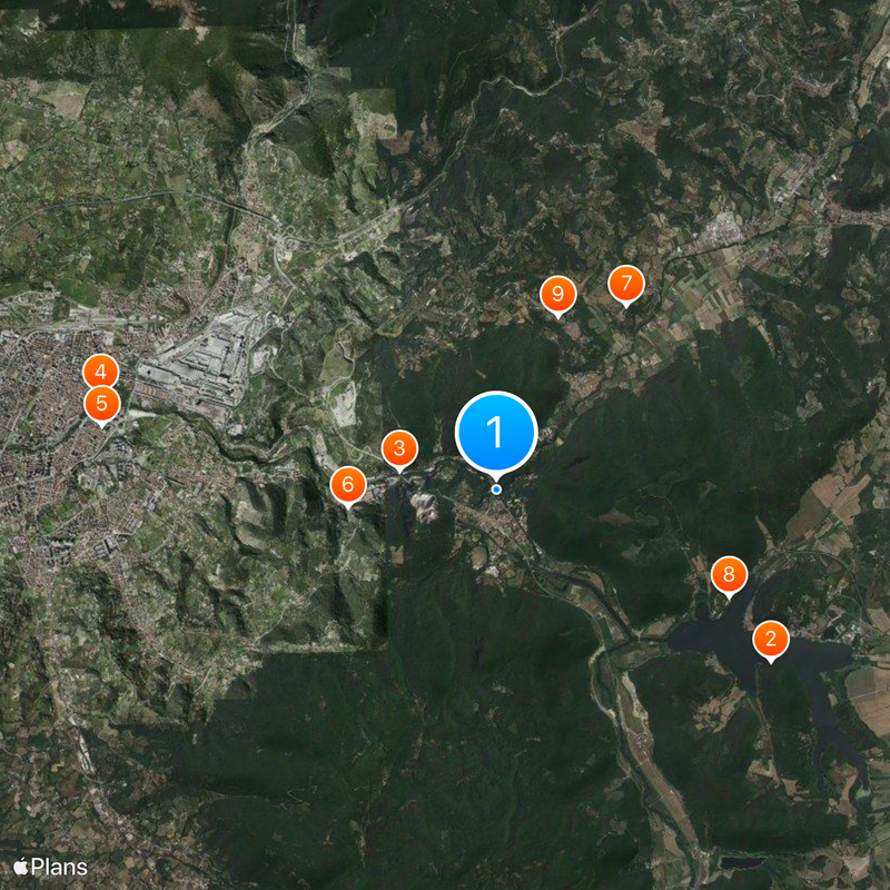 Cascata delle Marmore Kaart