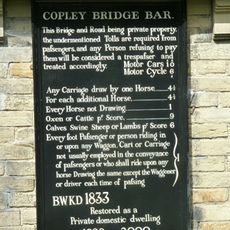 Copley Bridge Toll House