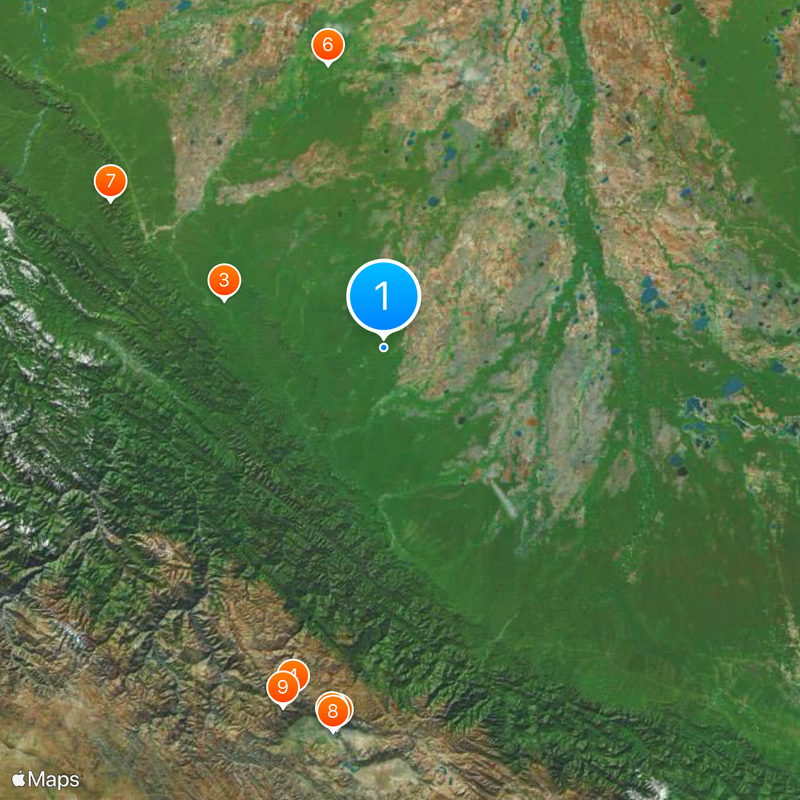Moxo people Map