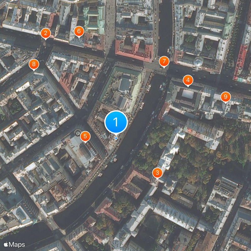 Saint Petersburg State University of Telecommunications Map