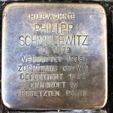 Stolperstein à la mémoire de Philipp Schmulewitz