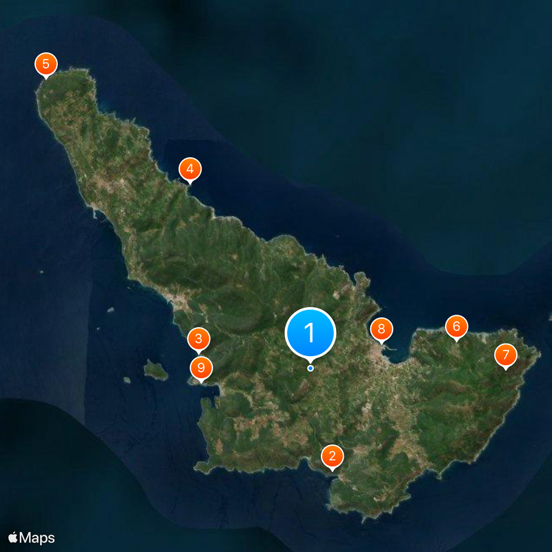 Skopelos Map