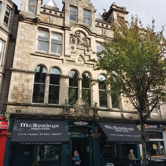 Edinburgh, 12, 14, 16 Forrest Road, Oddfellows Hall