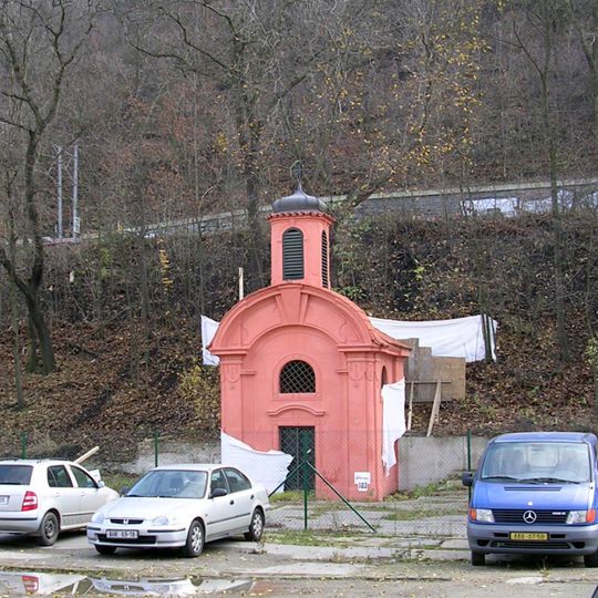 Chapel of the military cemetery in Karlín