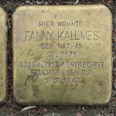 Stolperstein dedicated to Fanny Kallmes