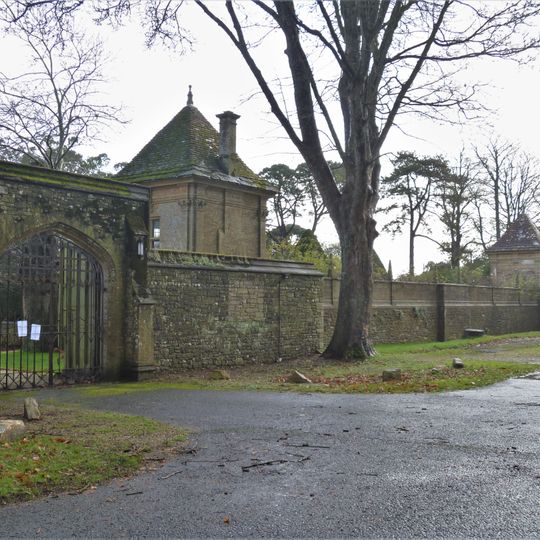 Garden Pavilions, Walls And Terraces Immediately South And South West Of Athelhampton Hall, Including Wall And Archway Linking G