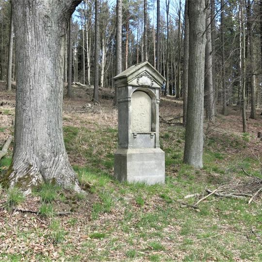 Kaplička VIII. zastavení křížové cesty u Velkého Šenova