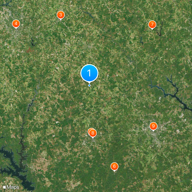 Erskine College Map