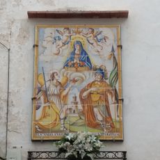 Retaule Ceràmic de la Mare de Déu del Rosari, del Sant Àngel Custodi i Sant Hipòlit Màrtir