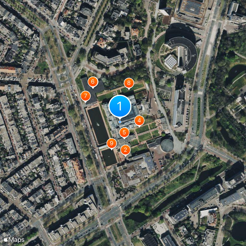 Kunstmuseum Den Haag Map