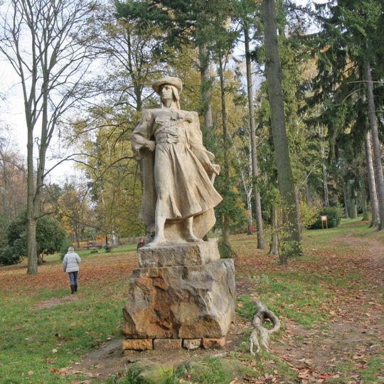 Statue of Juraj Jánošík in Hořice