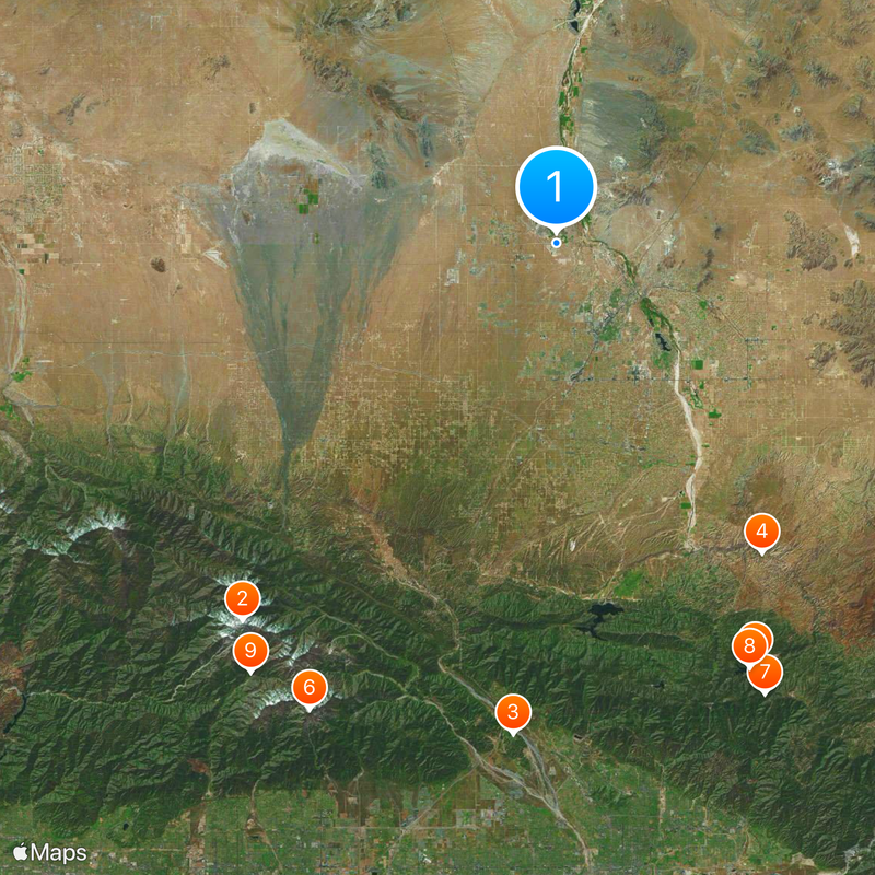 United States Penitentiary, Victorville Map