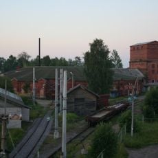 Комплекс железнодорожной станции. Поворотное депо (Окуловка)