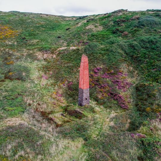 Trefrane Cliff Colliery Chimney