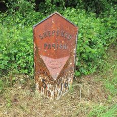 Milepost, Ashby Road West, SW of Blackbrook Hill House