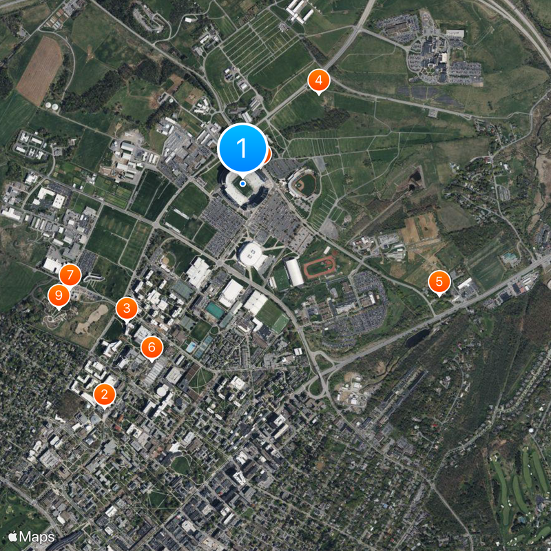 Beaver Stadium Carte