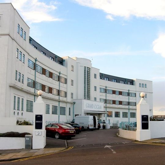 Walls And Gate Piers To The Ocean Hotel