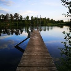 Public beach Flatasjön Dalum