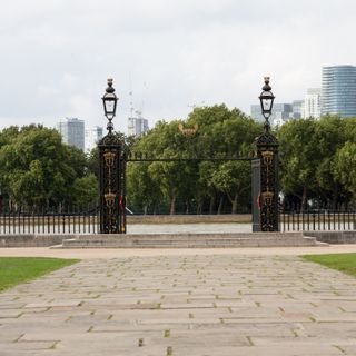 Gates And Railings Along North Boundary Of Royal Naval College