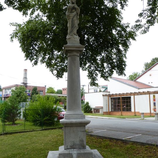 Mariánský sloup v Albrechticích