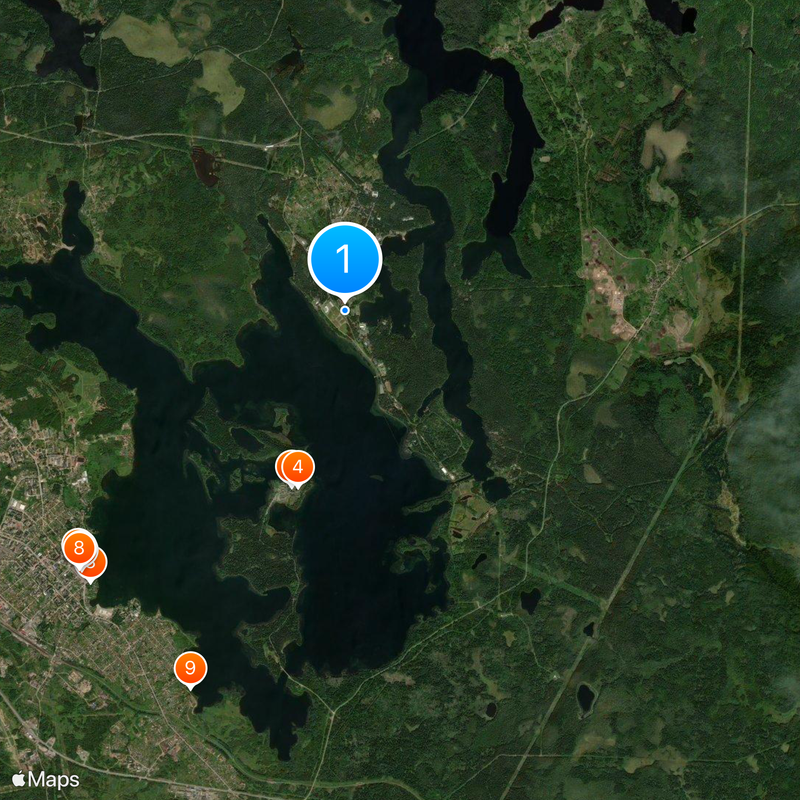 Dolgiye Borody Map