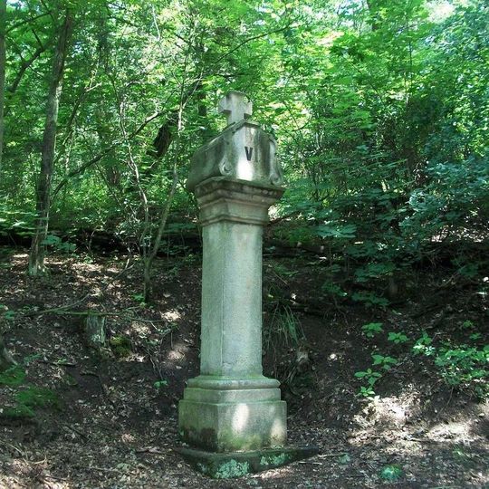 Boží muka na křížové cestě Rokycany - 6. zastavení