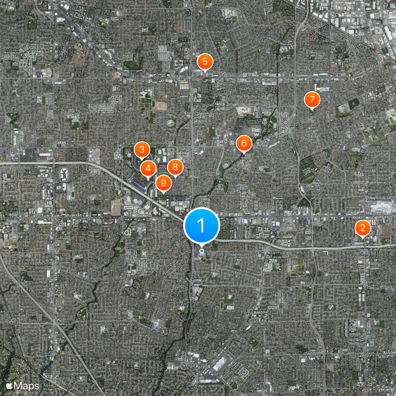 Archbishop Mitty High School Map