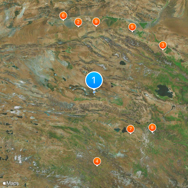 Northwestern China Map