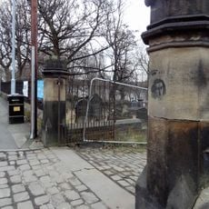 Churchyard Wall With Railings And Gate Piers To South And Steps To North