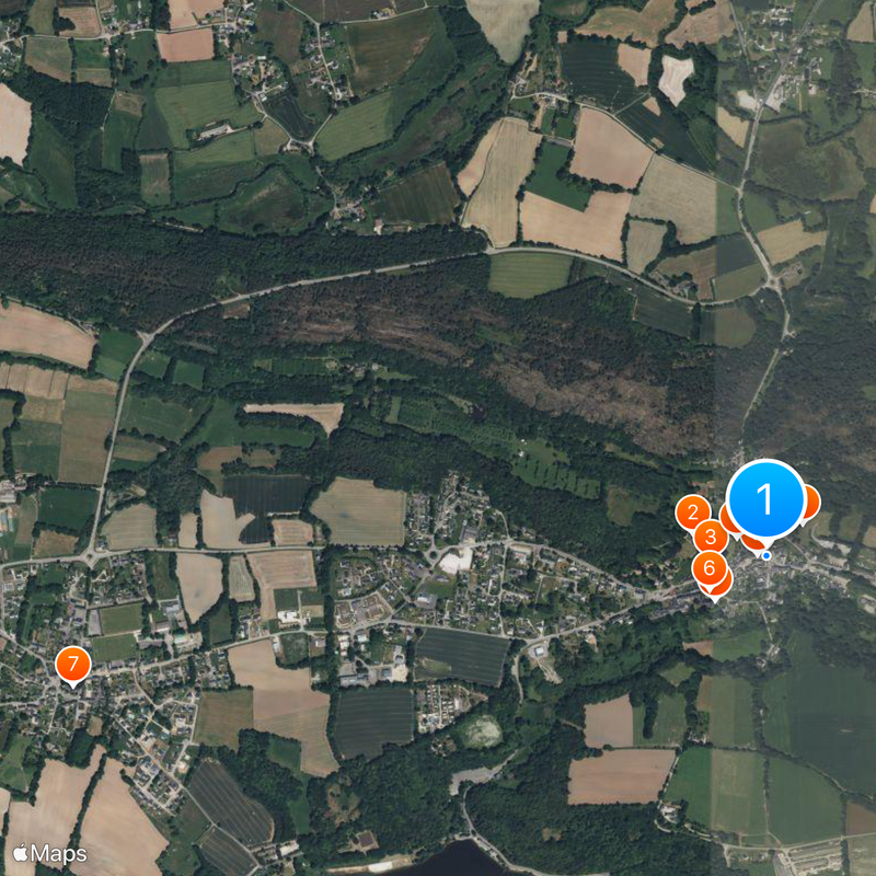 Rochefort-en-Terre Mappa