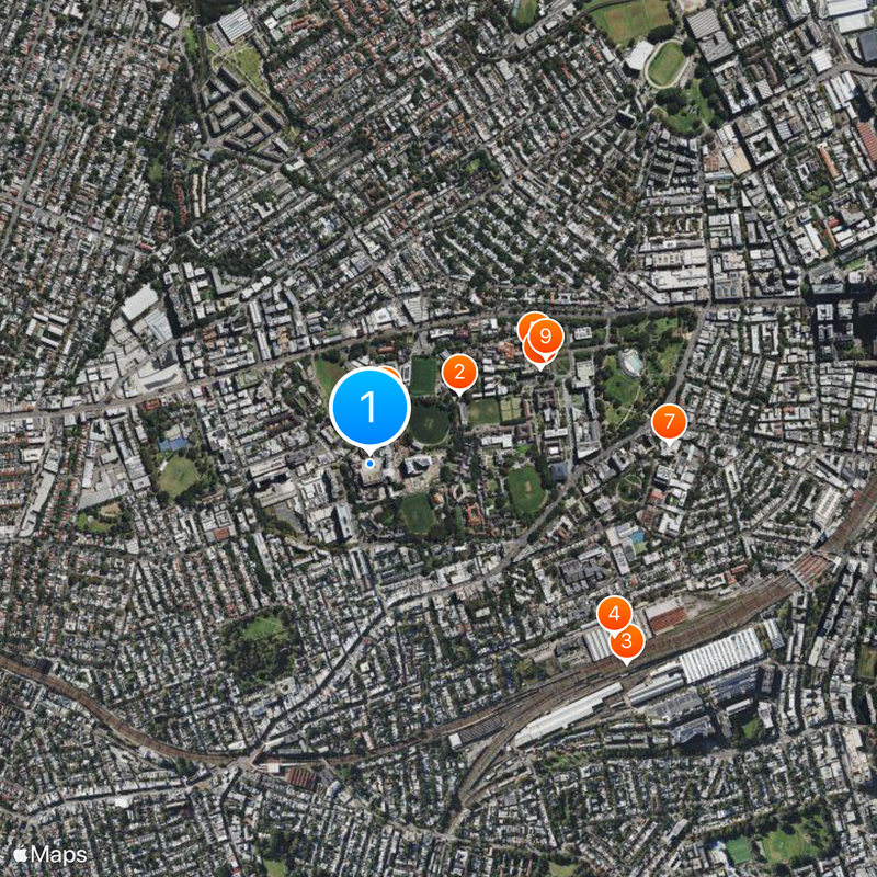 Royal Prince Alfred Hospital Map