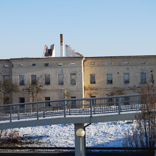 Pěší rampa Dukelská - most Burketovy ulice