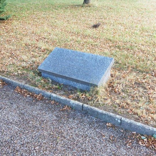 Pomník bývalého židovského hřbitova v Chomutově