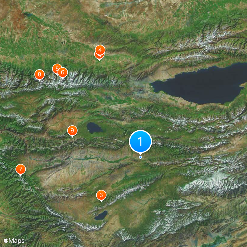 Naryn Map