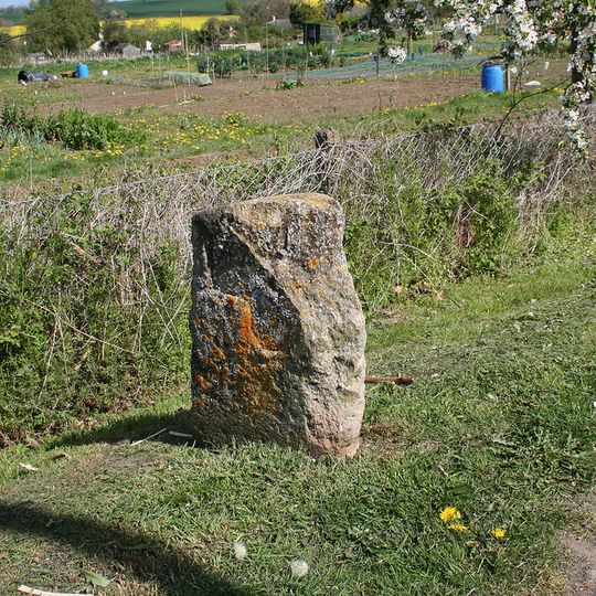 Milestone, Montacute Road, beside allotment gardens, N of St Michael's Hill
