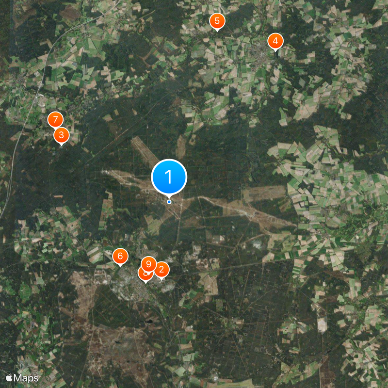 Munster Training Area Mappa
