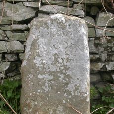 Milestone near Castell Madoc