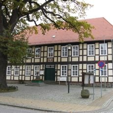 Naturdenkmal Eiche (''Quercus robur'') Nordseite des Rathauses von Putlitz